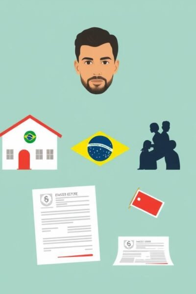 Representação do caso de inventário do jogador Fulano de Tal com símbolos de divisão patrimonial - diferença entre herança e meação