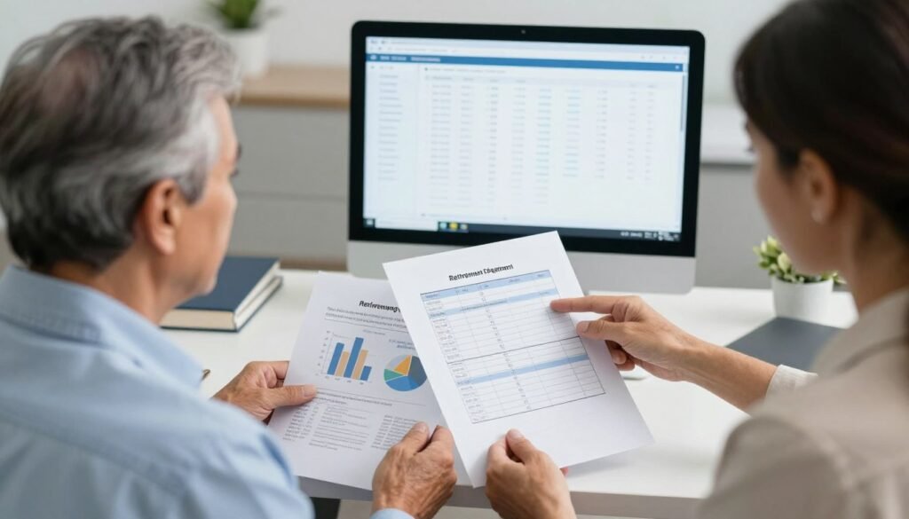 Professor planejando sua aposentadoria com um especialista